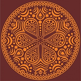 曼荼羅背景設(shè)計(jì)