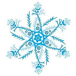 蓝雪花的设计