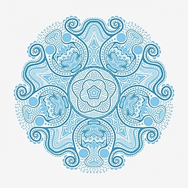 曼荼羅背景設(shè)計(jì)