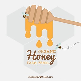 美味的有機(jī)蜂蜜