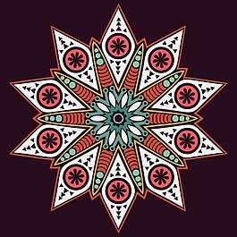 曼荼羅背景設(shè)計(jì)