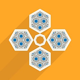 彩色伊斯蘭藝術(shù)設(shè)計
