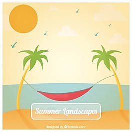 彩色的夏日風(fēng)景