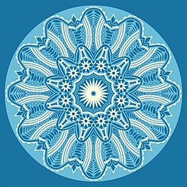 曼荼羅背景設(shè)計(jì)