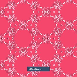 美麗的紅色背景與白色圖案
