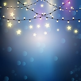 背景燈和星星