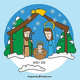 下雪的情景說明
