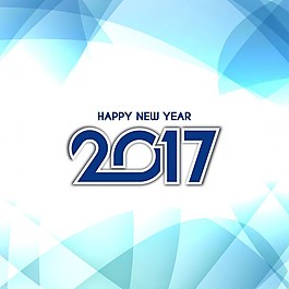 新年快樂的藍(lán)色色調(diào)背景
