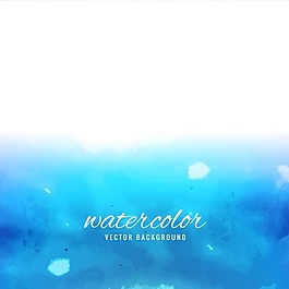 藍色水彩背景