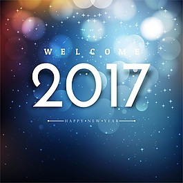 优雅的背景灯光为新年