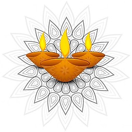 藍色的背景discounwhite背景排燈節(jié)蠟燭diwalits