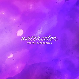 紫色水彩背景與抽象的形狀