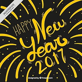 復(fù)古風(fēng)格的背景2017新年快樂