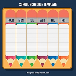 帶鉛筆的日歷回到學(xué)校