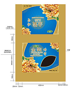 金装蜂蜜包装图片