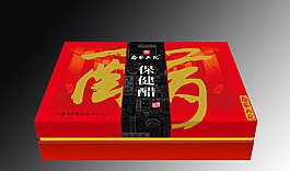保健醋包裝盒圖片