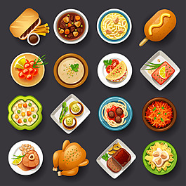 美食圖標