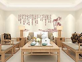 中式风格硅藻泥制做专用矢量图