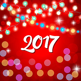 新年灯光背景设计