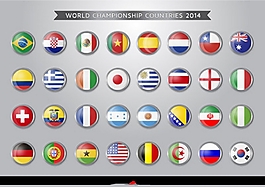 巴西2014年世界杯旗图标