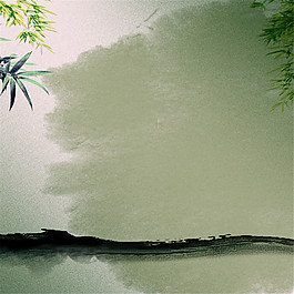 水墨海報背景