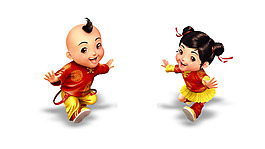 新年兒童素材