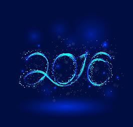 創(chuàng)意2016年新年廣告矢量圖設(shè)計(jì)