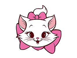 猫咪矢量装饰插画AI素材