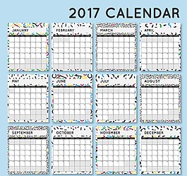 孟菲斯風(fēng)格2017年日歷