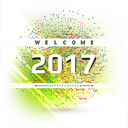 2017彩色紙屑背景