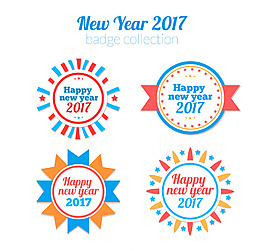 2017新年徽章