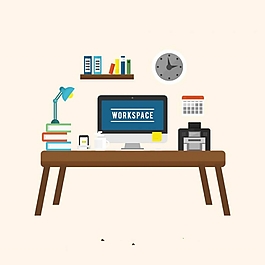 办公用品矢量图