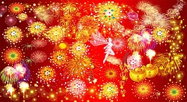 煙花 禮花圖片