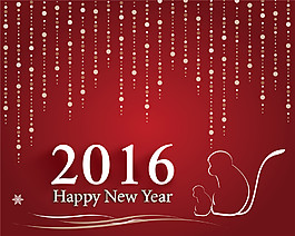 創(chuàng)意2016新年字體設(shè)計矢量素材設(shè)計