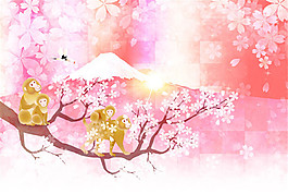 精美猴年海報(bào)元素設(shè)計(jì)矢量設(shè)計(jì)