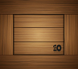 時尚木板背景設(shè)計矢量模板