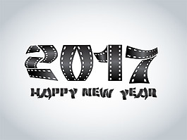 膠片2017年字體圖片