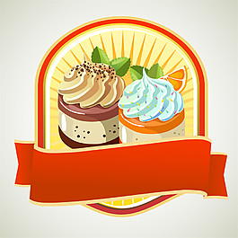 彩色冰淇淋標(biāo)簽圖片1