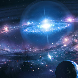宇宙星空直通車背景