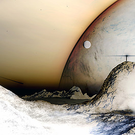 宇宙星空直通車背景