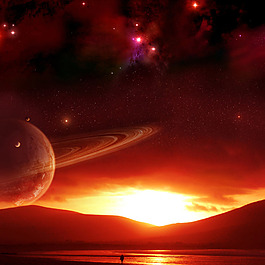 淘宝星空背景素材免费下载