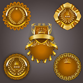 金色皇冠質(zhì)量標簽圖片