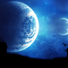 宇宙星空背景主圖免費(fèi)下載
