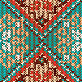 花朵圖案針織背景圖片