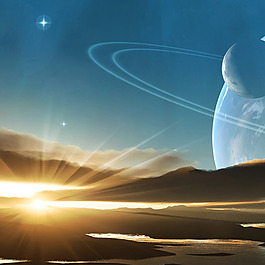 大氣星空背景免費(fèi)下載