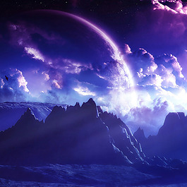 浪漫星空背景免費(fèi)下載