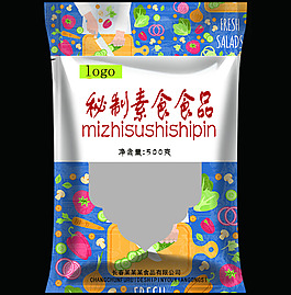 素食食品包裝