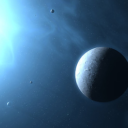 絢麗星空背景