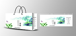 水墨畫(huà)橫版手提袋