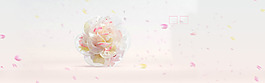 浪漫花束淘寶海報(bào)